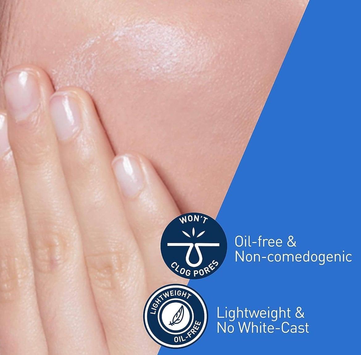 CeraVe - Hidratante facial con SPF 30 | Ultra-light moisturizing lotion