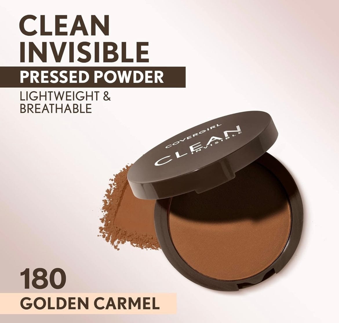 Covergirl Polvo invisible translúcido, ligero, transpirable, vegano