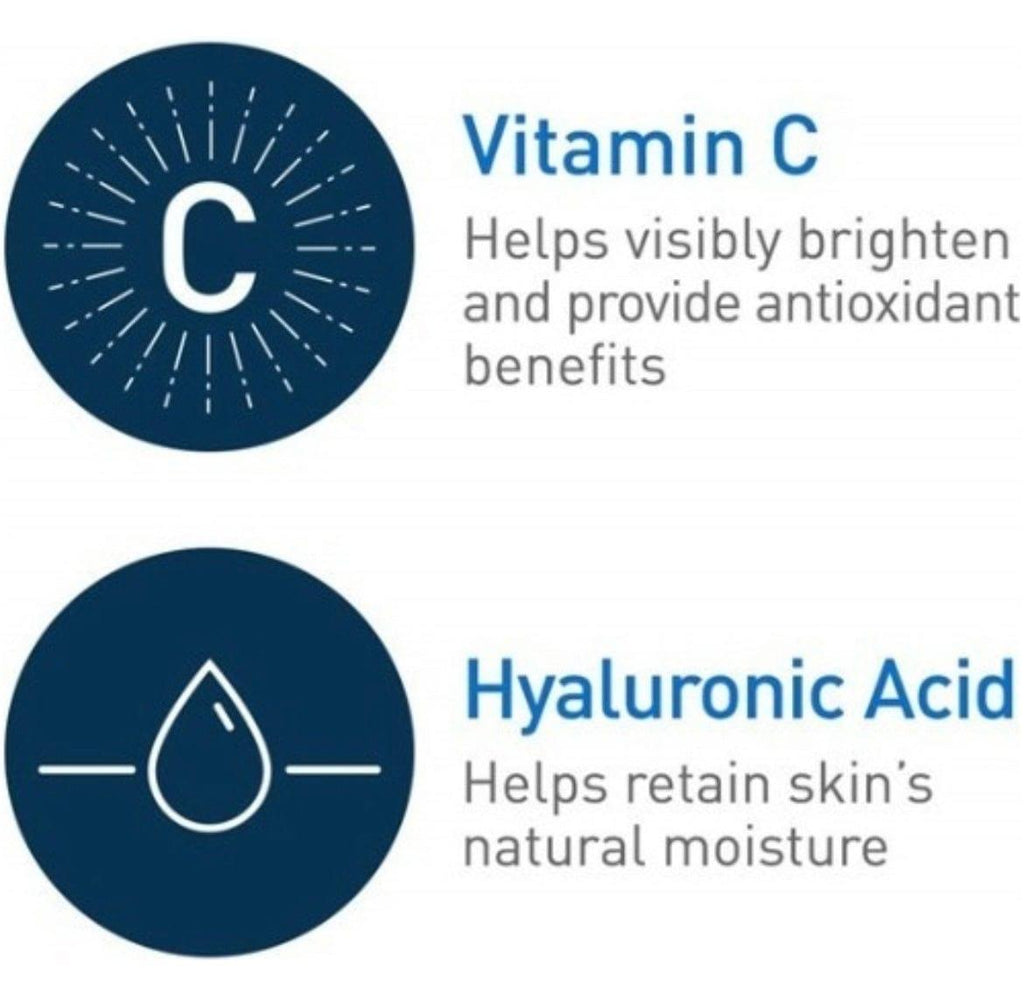 CeraVe Suero de Vitamina C con Ácido Hialurónico. Despigmenta y aclara la piel