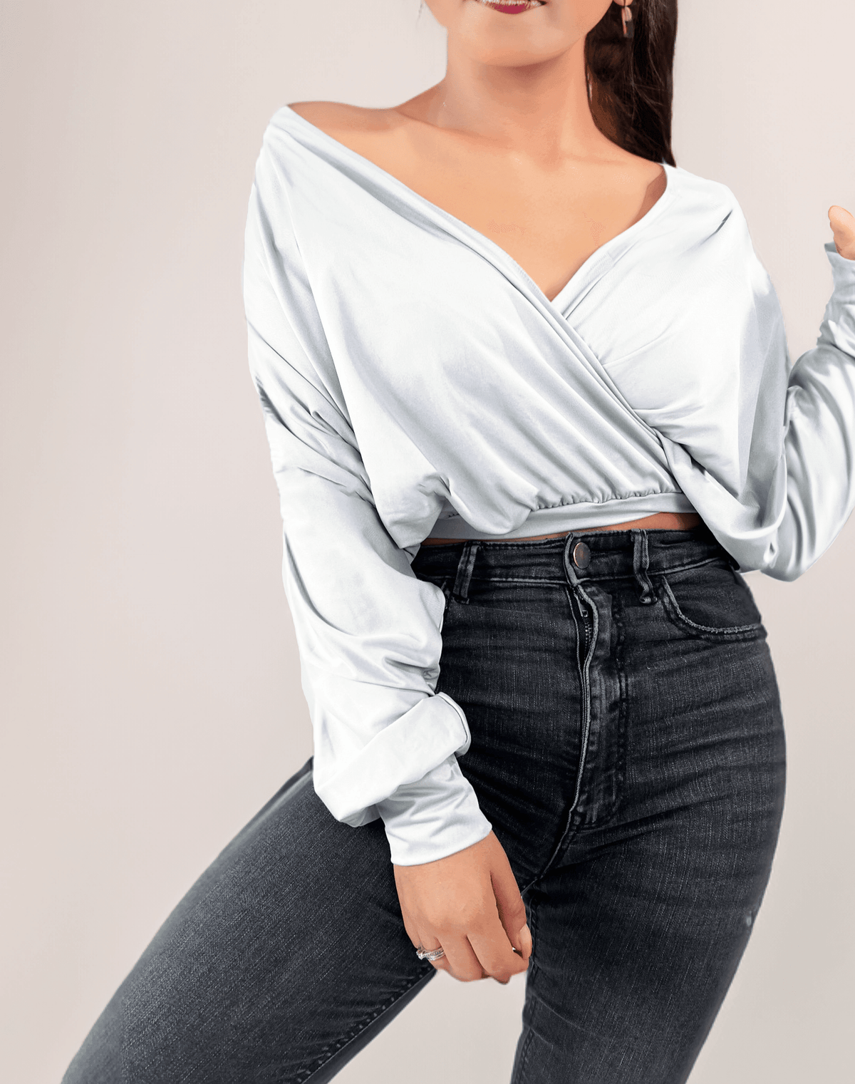 Blusa escote V