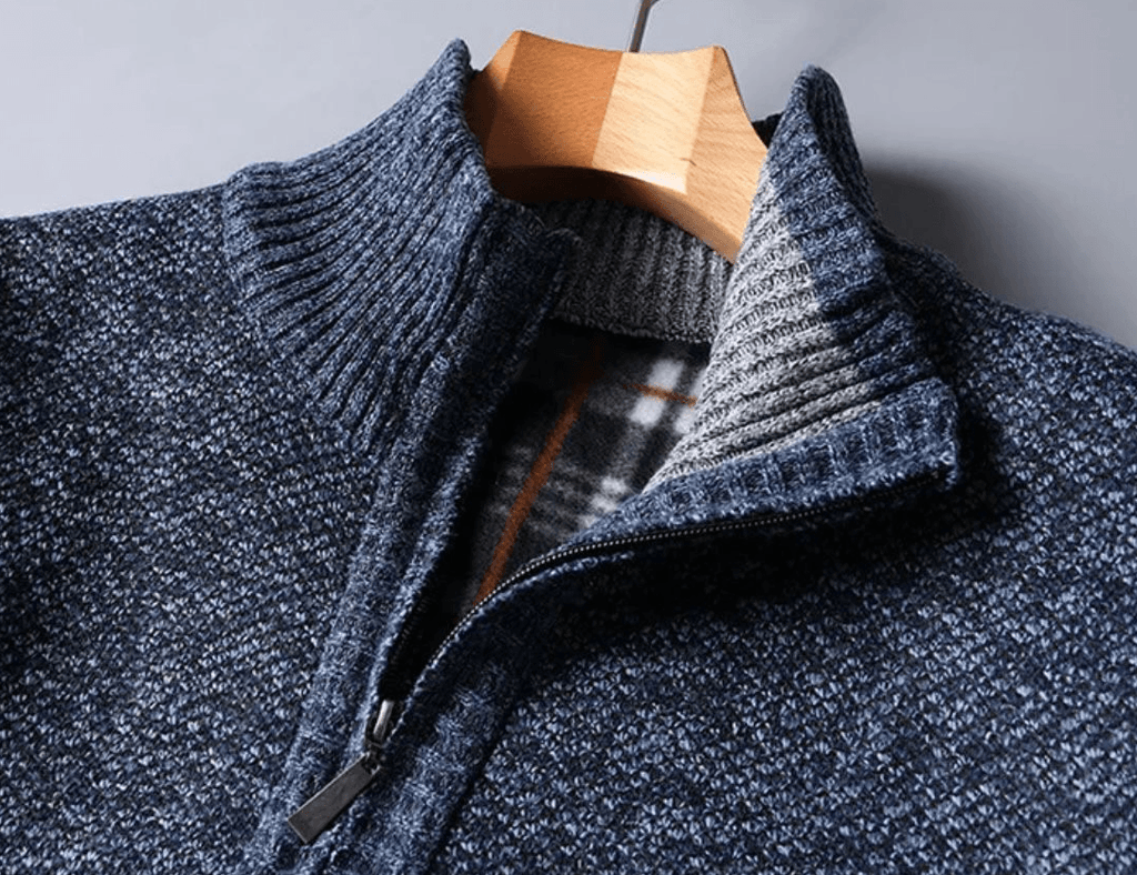 Sweater half zip para hombre
