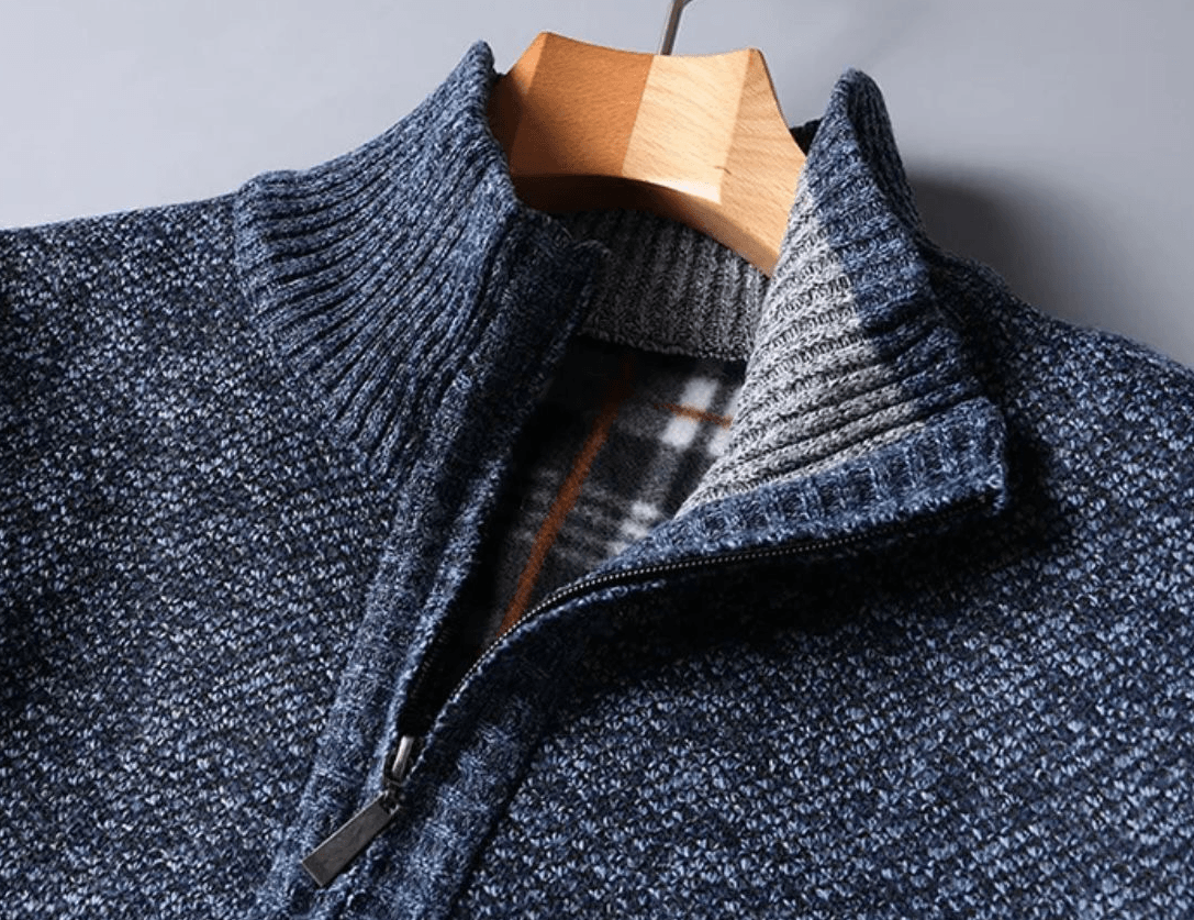 Sweater half zip para hombre