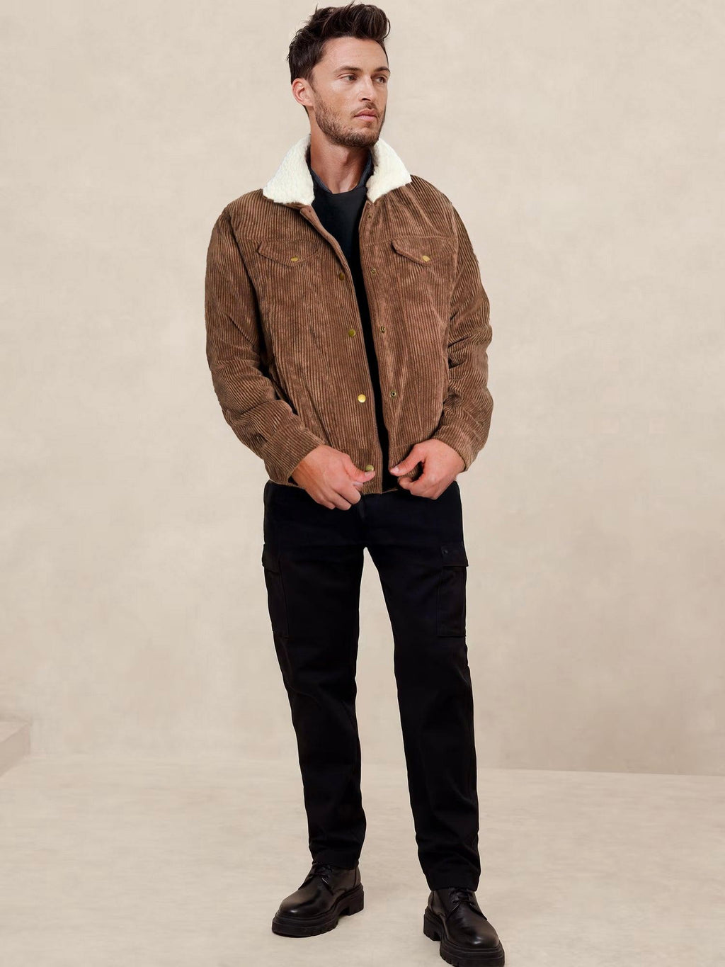 Chaqueta ovejera para hombre