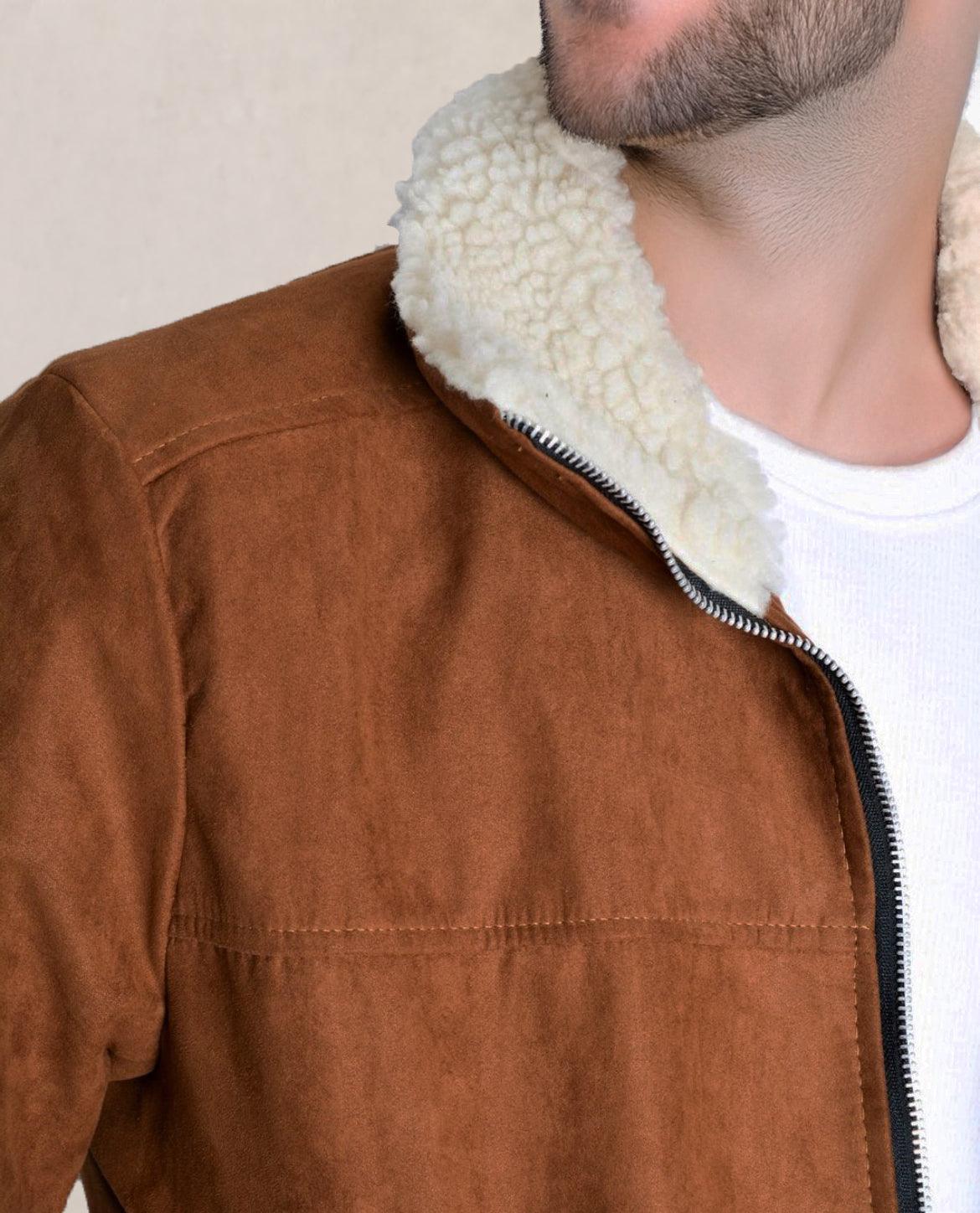Chaqueta cuello ovejero para hombre
