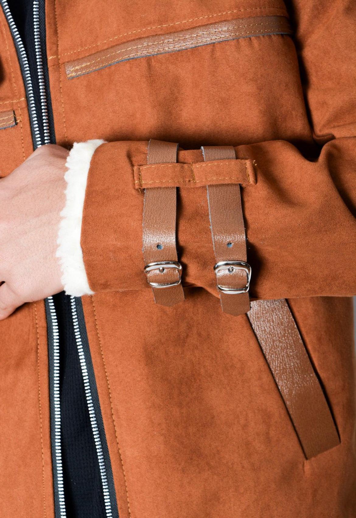 Chaqueta tipo piloto para hombre
