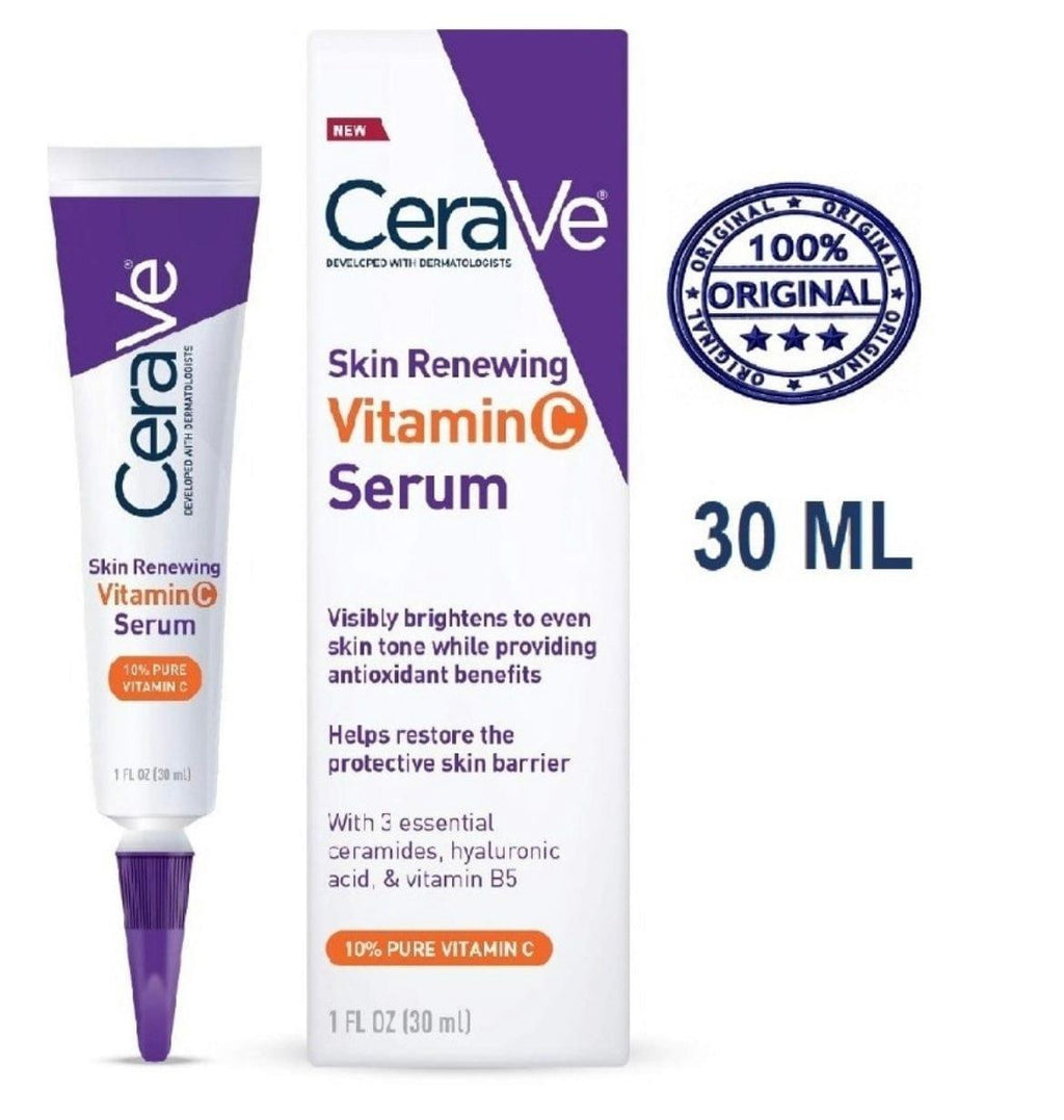 CeraVe Suero de Vitamina C con Ácido Hialurónico. Despigmenta y aclara la piel