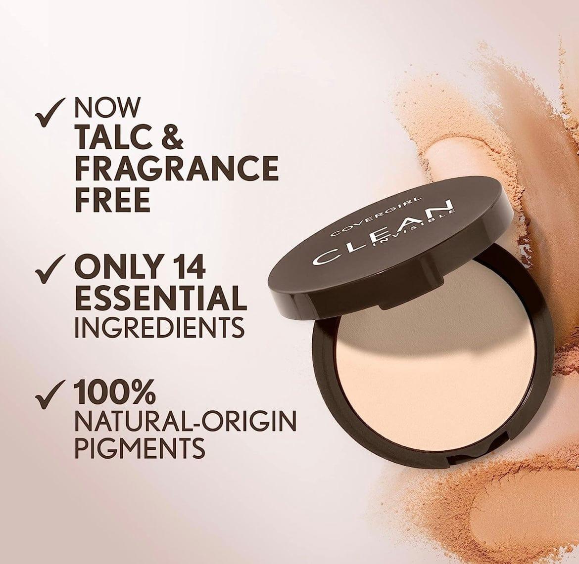 Covergirl Polvo invisible translúcido, ligero, transpirable, vegano, tono Creamy Beige