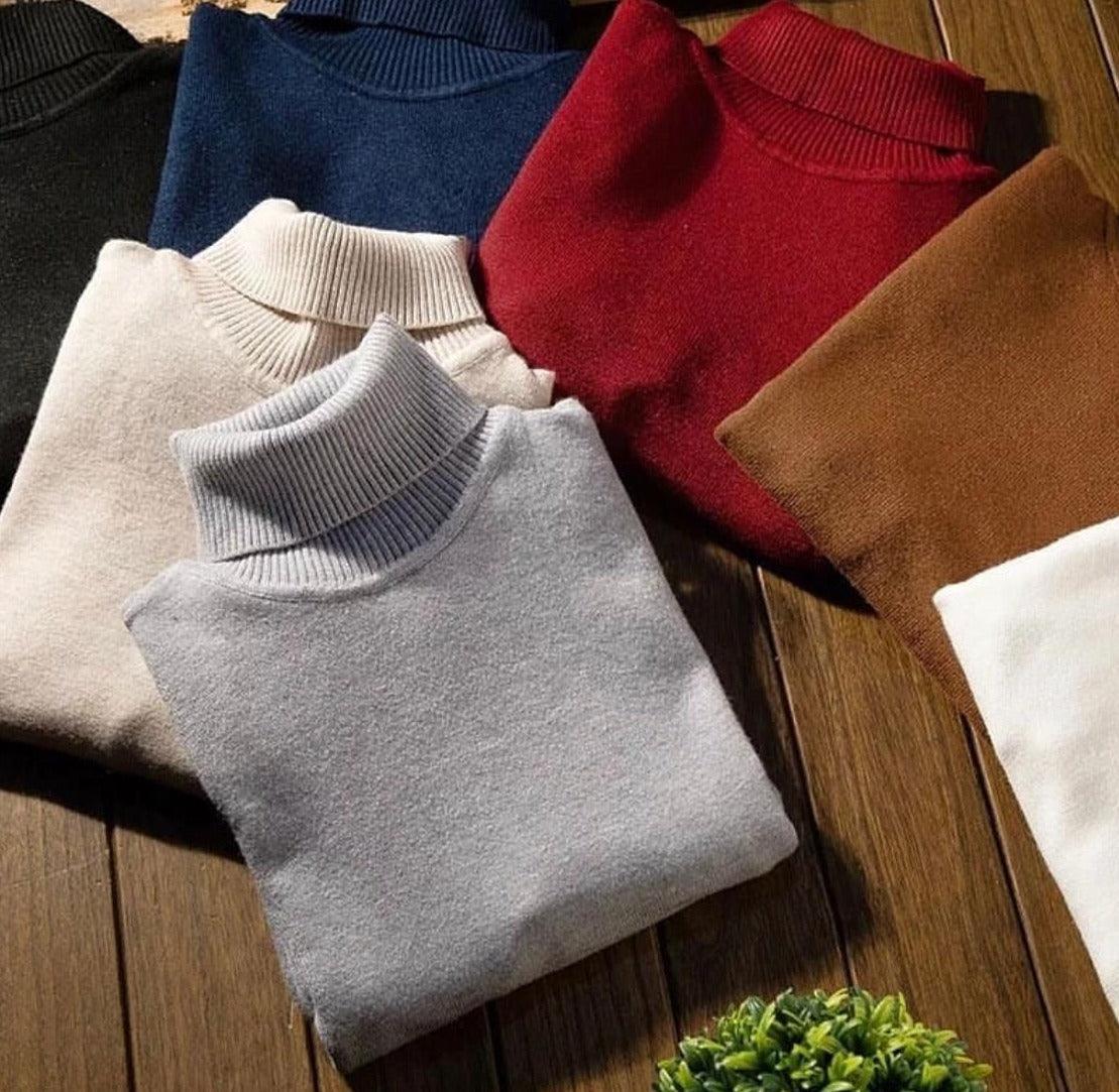 Buzo saco cuello tortuga para hombre