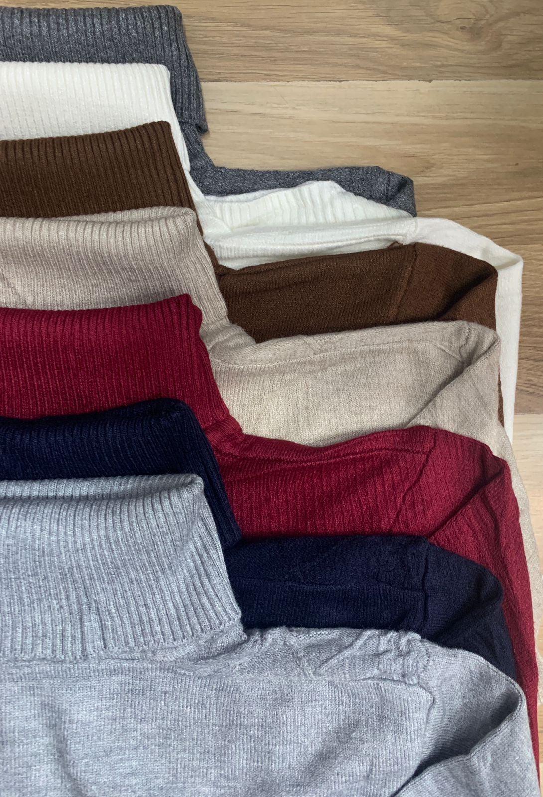 Buzo saco cuello tortuga para hombre