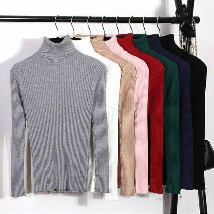 Buzo sweater azul rey delgado