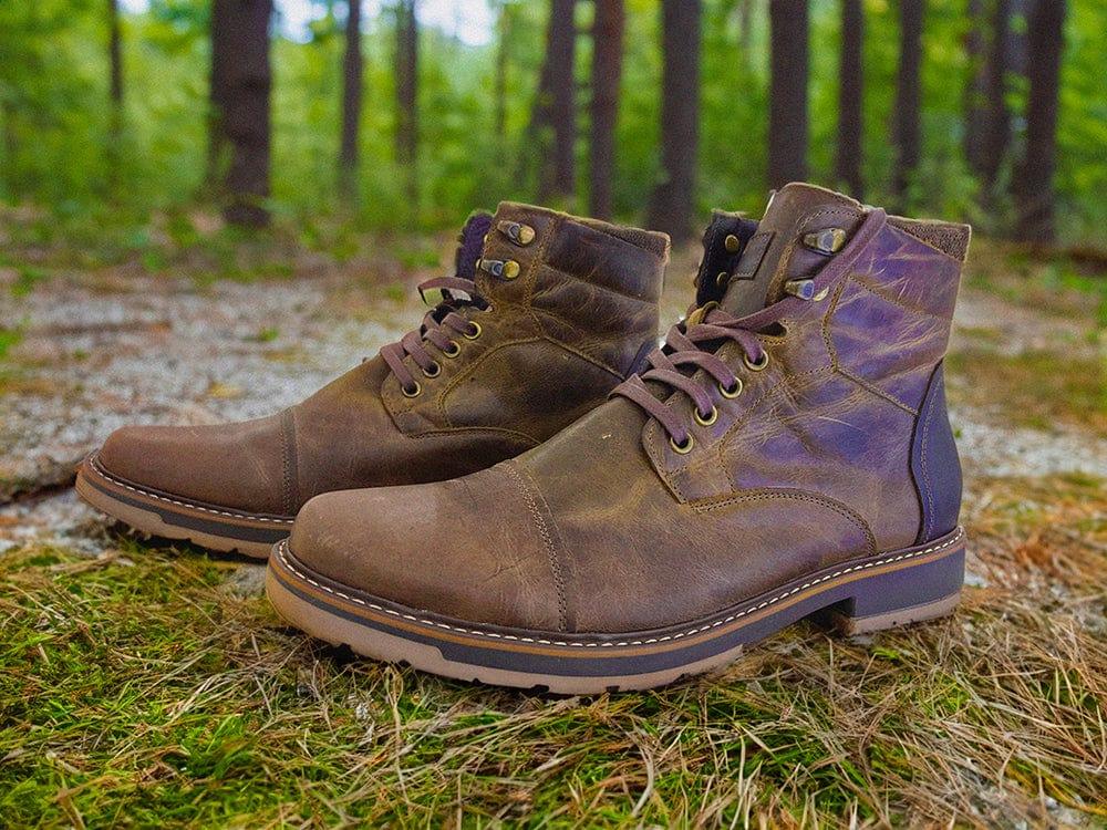 Botas en cuero para hombre