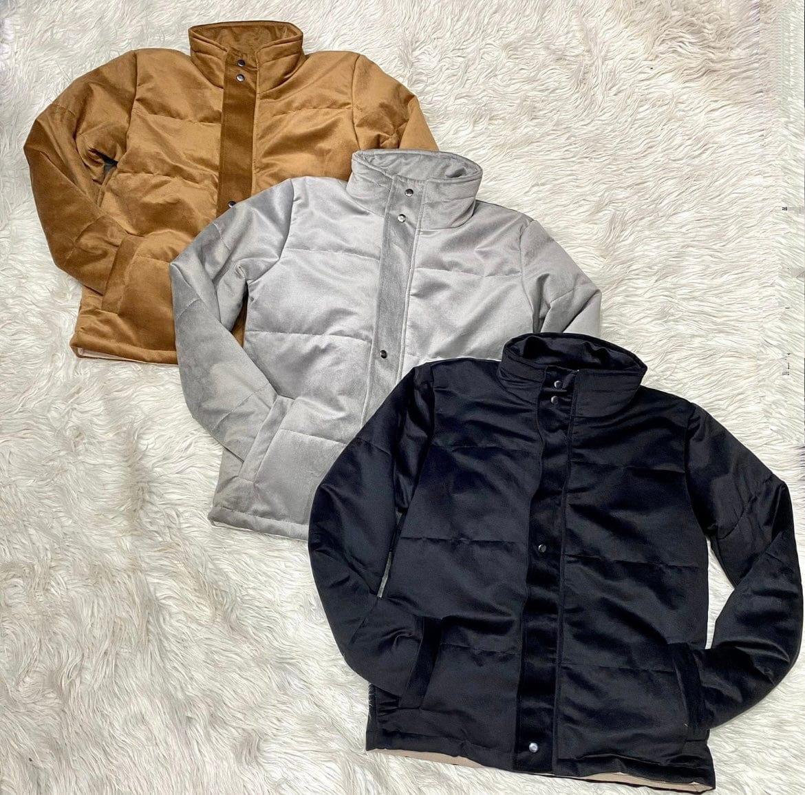 Chaqueta acolchada puff hombre color ocre bomber