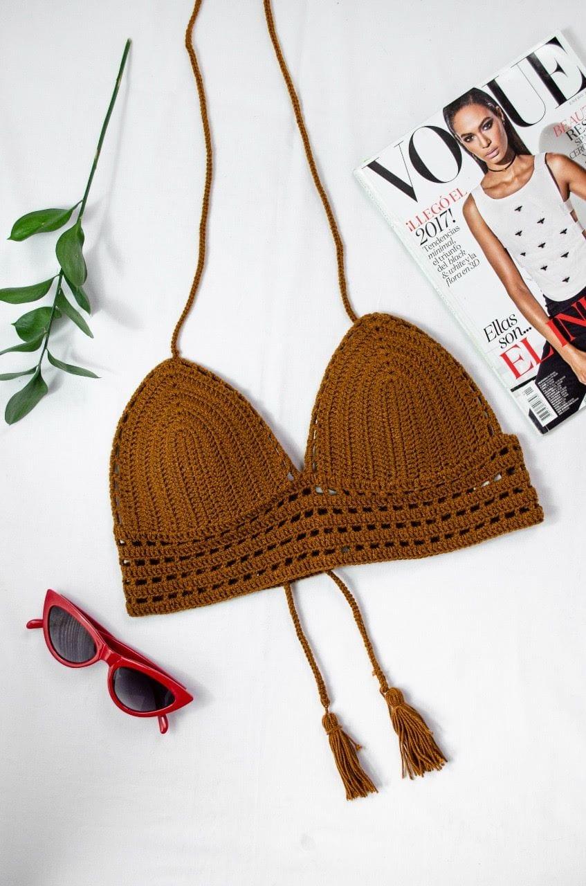 Crochet Tendencia En Bikinis 2021 Cachetero Traje De Baño Tejido