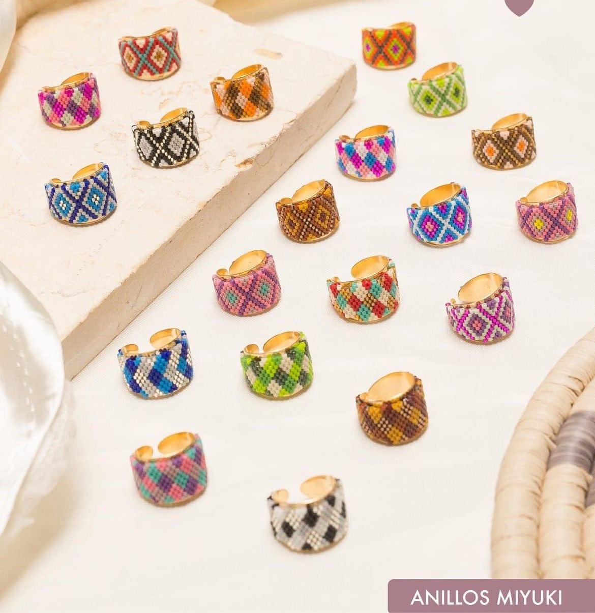 Anillos tejidos Miyuki