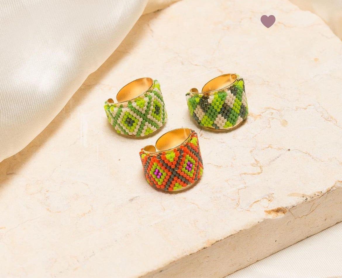 Anillos tejidos Miyuki