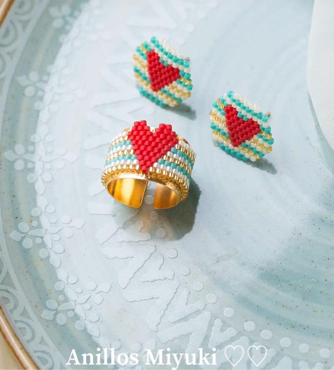 Anillos tejidos Miyuki