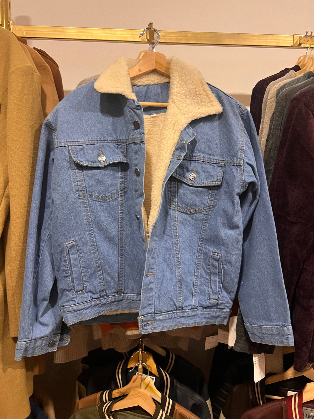 Chaqueta Ovejera Jean Hombre