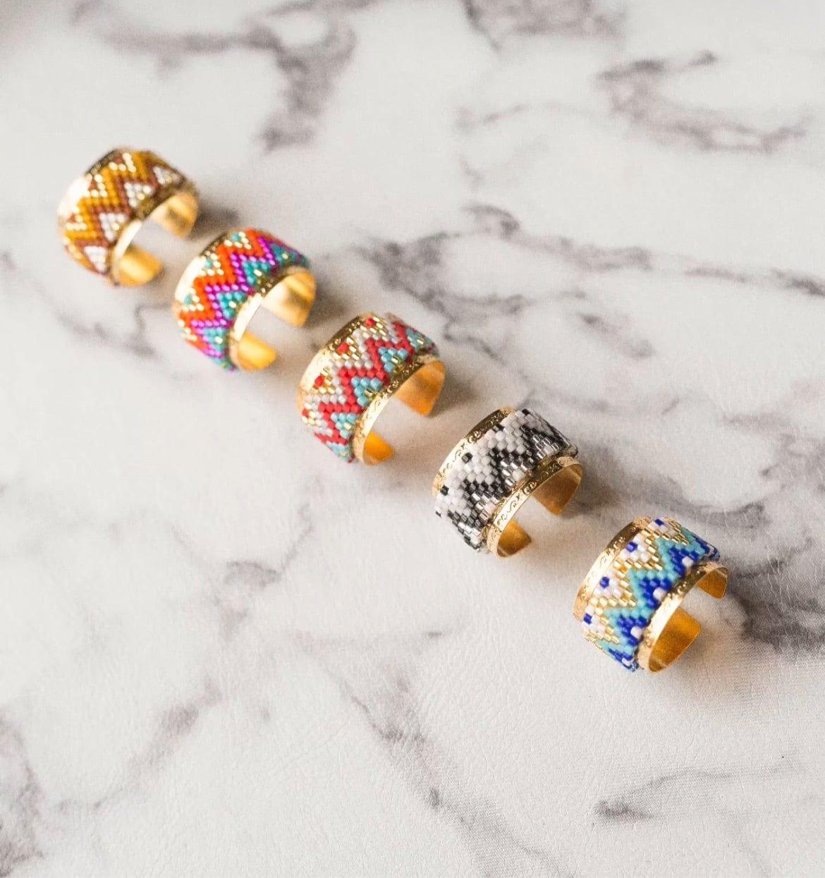 Anillos tejidos Miyuki